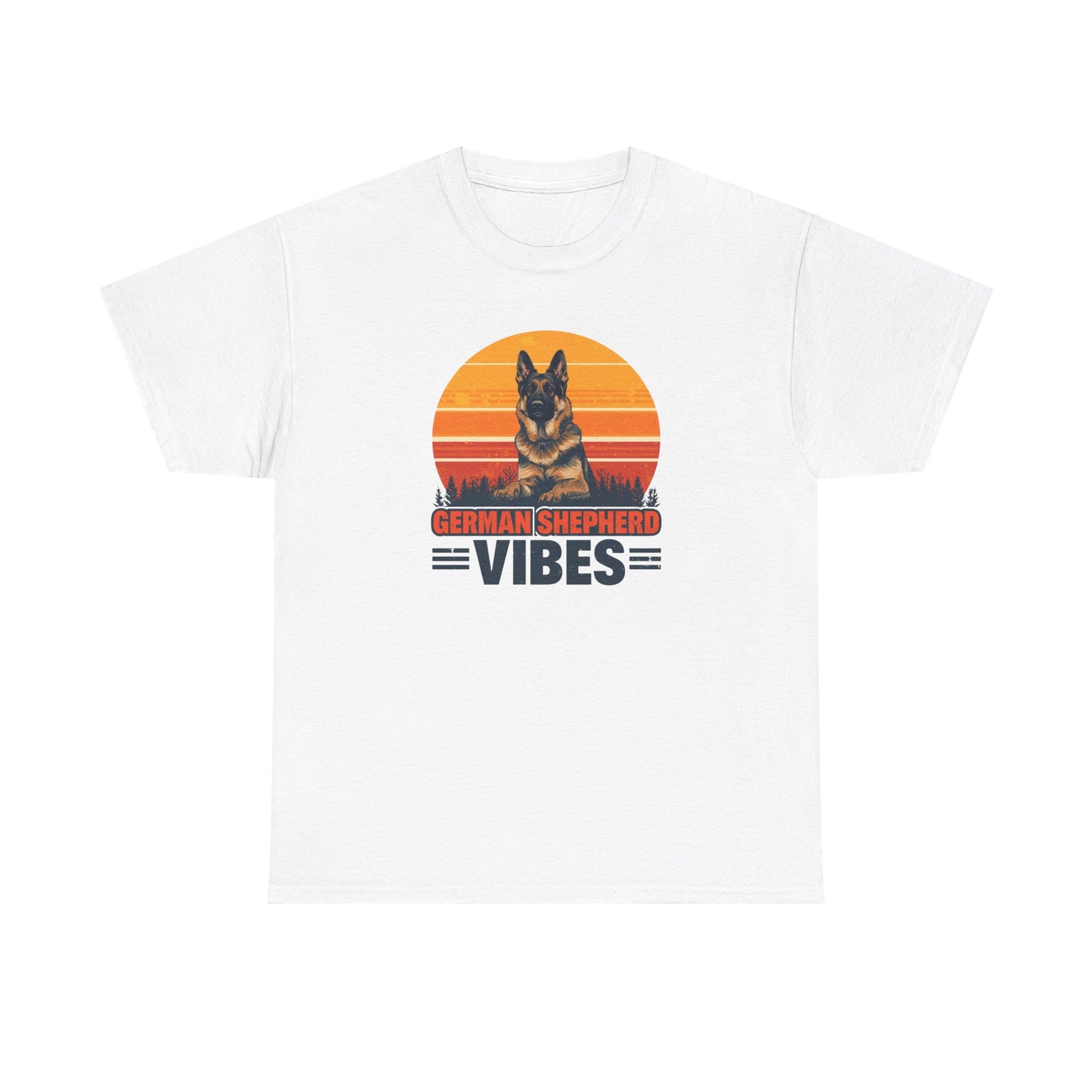 German Shepherd Vibes T-Shirt - Dog Lover Tee