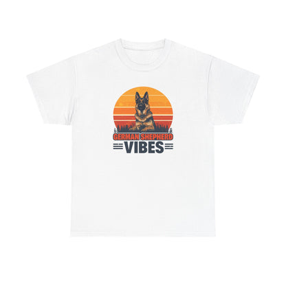 German Shepherd Vibes T-Shirt - Dog Lover Tee