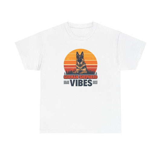 German Shepherd Vibes T-Shirt - Dog Lover Tee