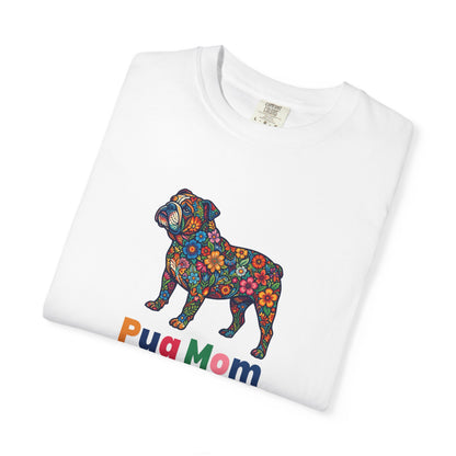 Pug Mom Floral T-Shirt