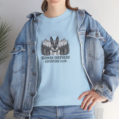 German Shepherd Adventure Club T-Shirt - Outdoor Dog Lover Tee