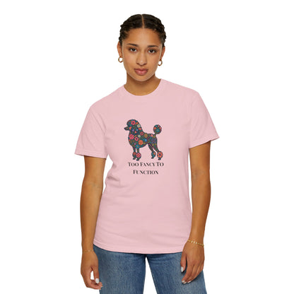 Poodle Floral Tee | Poodle Mom Shirt | Funny Dog Graphic Tee