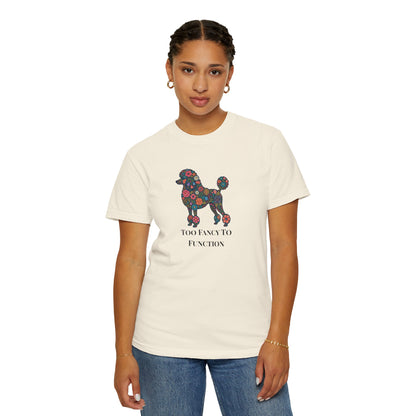 Poodle Floral Tee | Poodle Mom Shirt | Funny Dog Graphic Tee