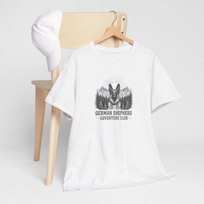 German Shepherd Adventure Club T-Shirt - Outdoor Dog Lover Tee