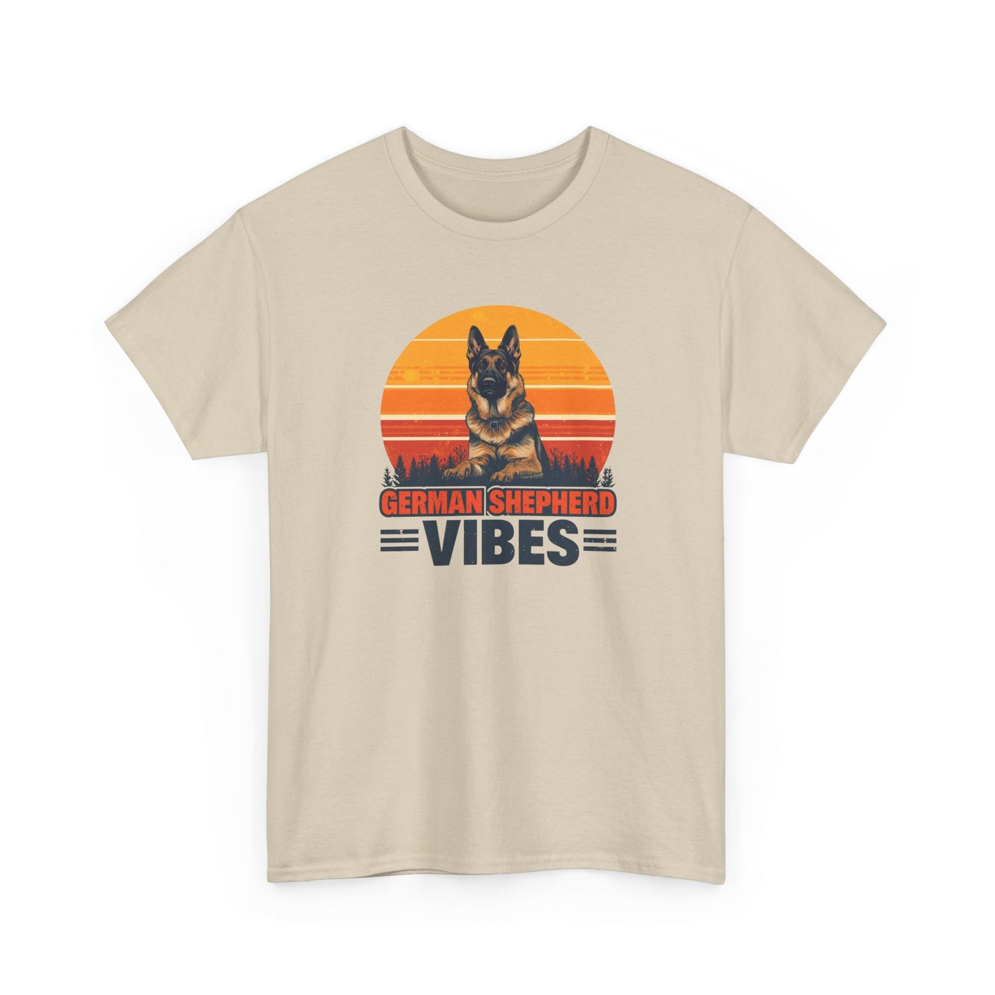 German Shepherd Vibes T-Shirt - Dog Lover Tee