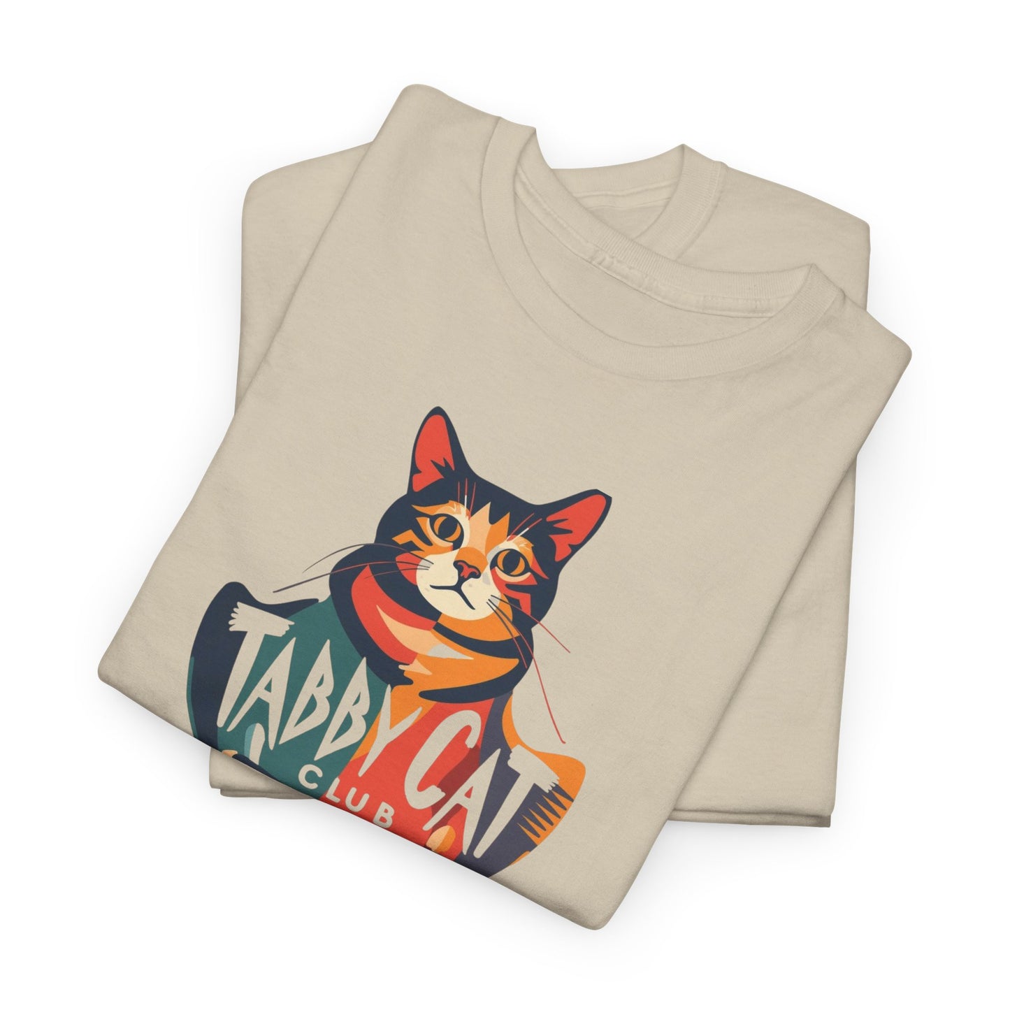 Taddy Cat Club T-Shirt — Cute Tabby Cat Graphic Tee