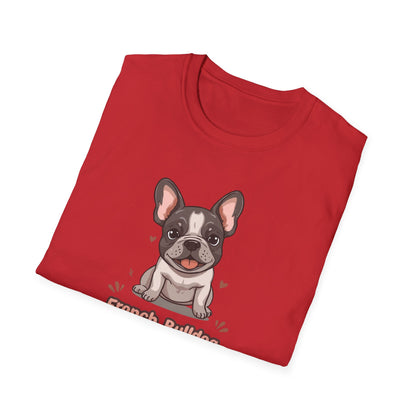 French Bulldog Love T-Shirt — Cute Frenchie Graphic Tee for Dog Lovers