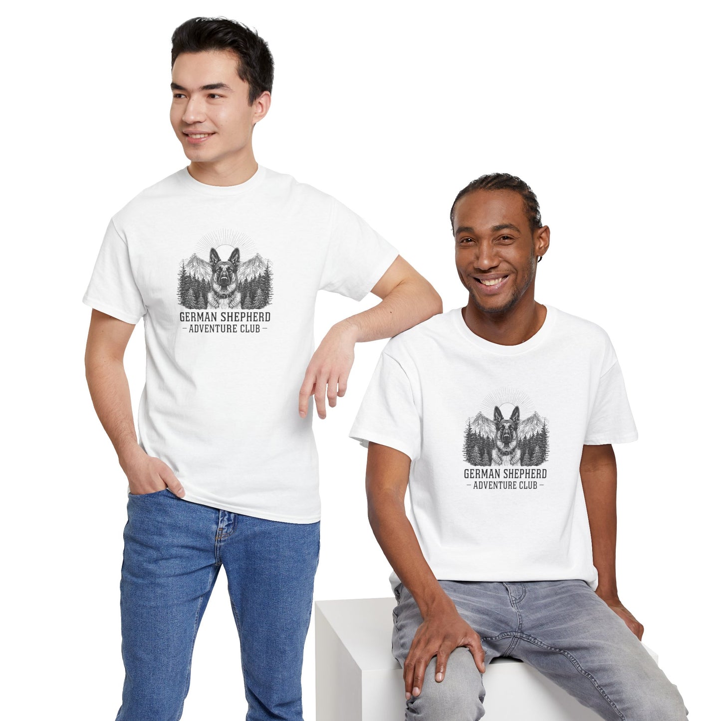 German Shepherd Adventure Club T-Shirt - Outdoor Dog Lover Tee