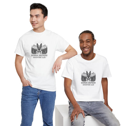 German Shepherd Adventure Club T-Shirt - Outdoor Dog Lover Tee