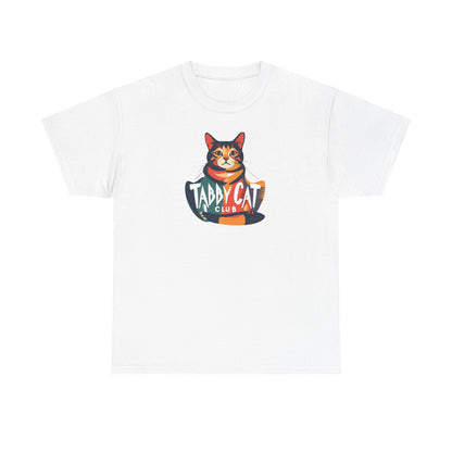 Taddy Cat Club T-Shirt — Cute Tabby Cat Graphic Tee