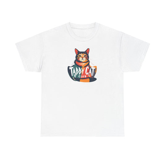 Taddy Cat Club T-Shirt — Cute Tabby Cat Graphic Tee