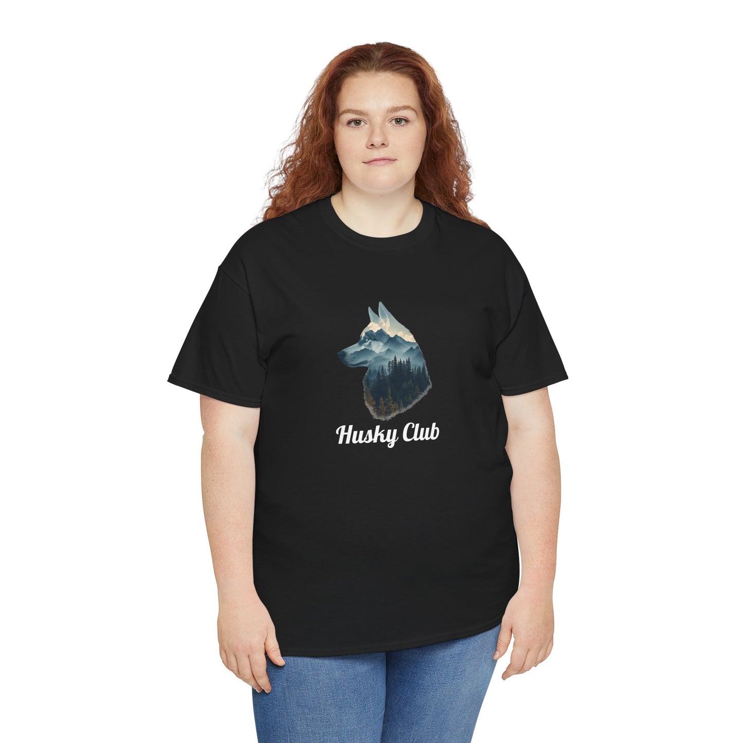 Wolf Silhouette Tee - Mountain Landscape Graphic T-Shirt