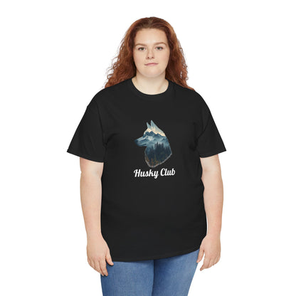 Wolf Silhouette Tee - Mountain Landscape Graphic T-Shirt