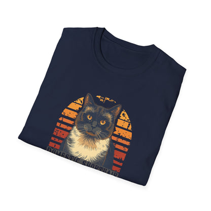 Domestic Shorthair Vibes T-Shirt — Retro Cat Lover Tee