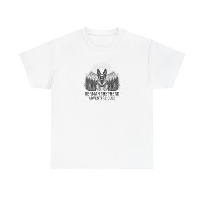 German Shepherd Adventure Club T-Shirt - Outdoor Dog Lover Tee