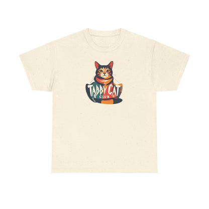 Taddy Cat Club T-Shirt — Cute Tabby Cat Graphic Tee