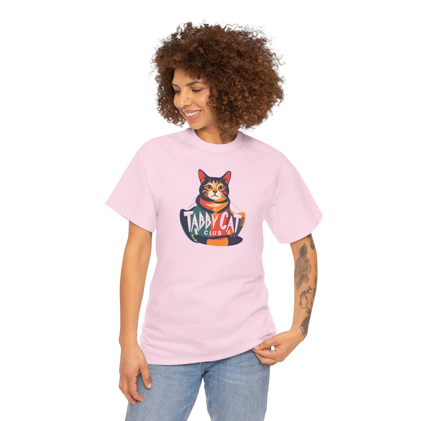 Taddy Cat Club T-Shirt — Cute Tabby Cat Graphic Tee
