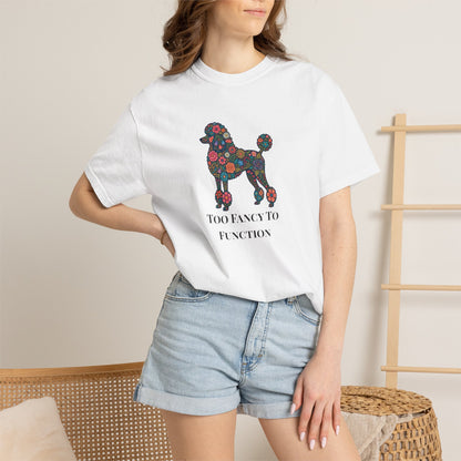 Poodle Floral Tee | Poodle Mom Shirt | Funny Dog Graphic Tee