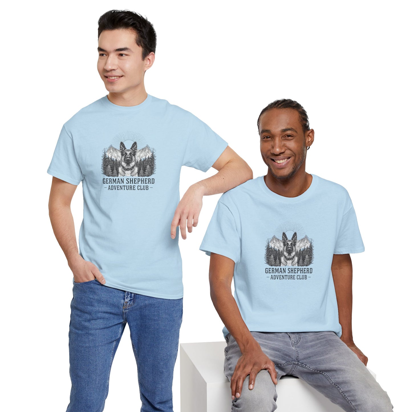 German Shepherd Adventure Club T-Shirt - Outdoor Dog Lover Tee