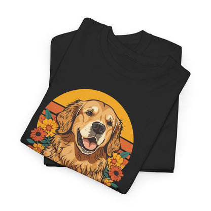 Golden Retriever Vibes T-Shirt - For the Dog Lover Who Wears Their Heart on Their Sleeve