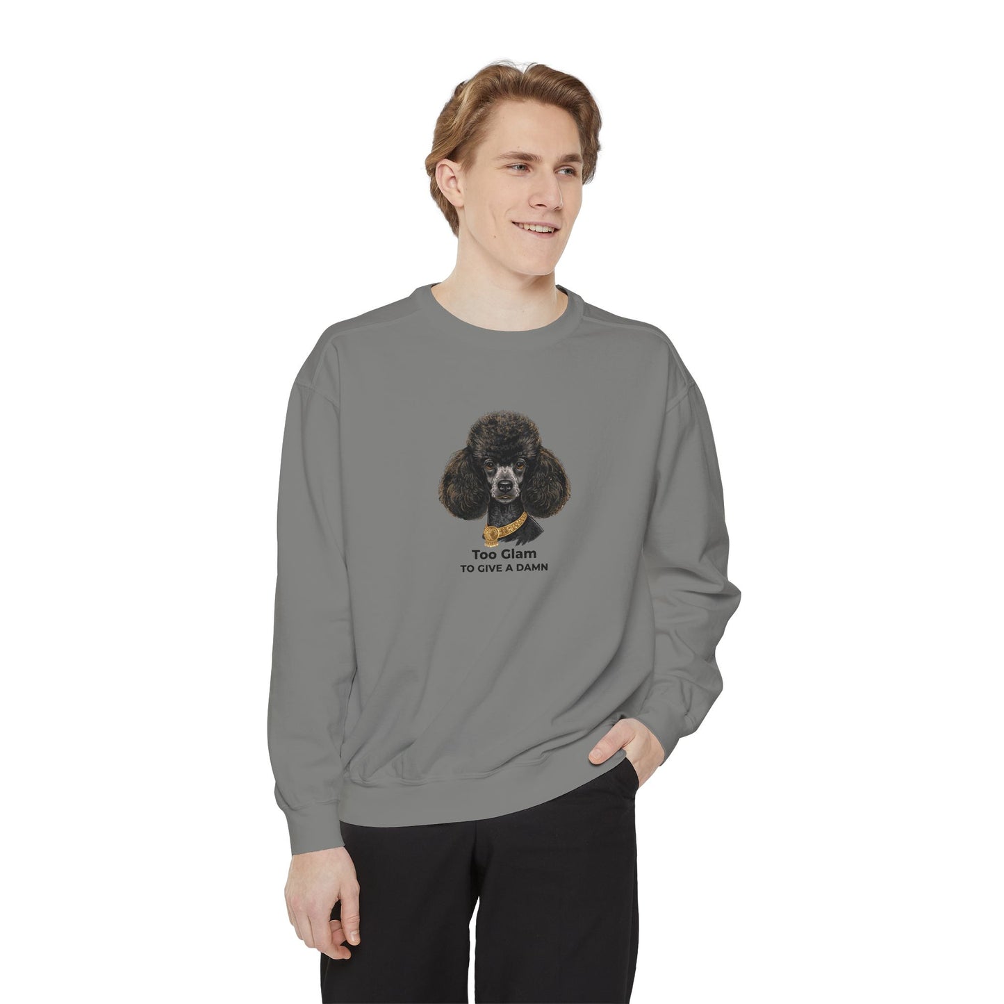Poodle Portrait Sweatshirt | Poodle Gifts for Dog Lovers | Graphic Sweatshirt