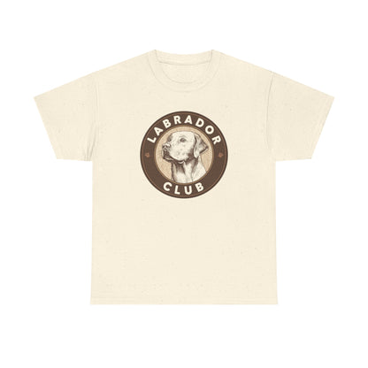 Labrador Club T‑Shirt - Retro Badge Dog Lover Tee