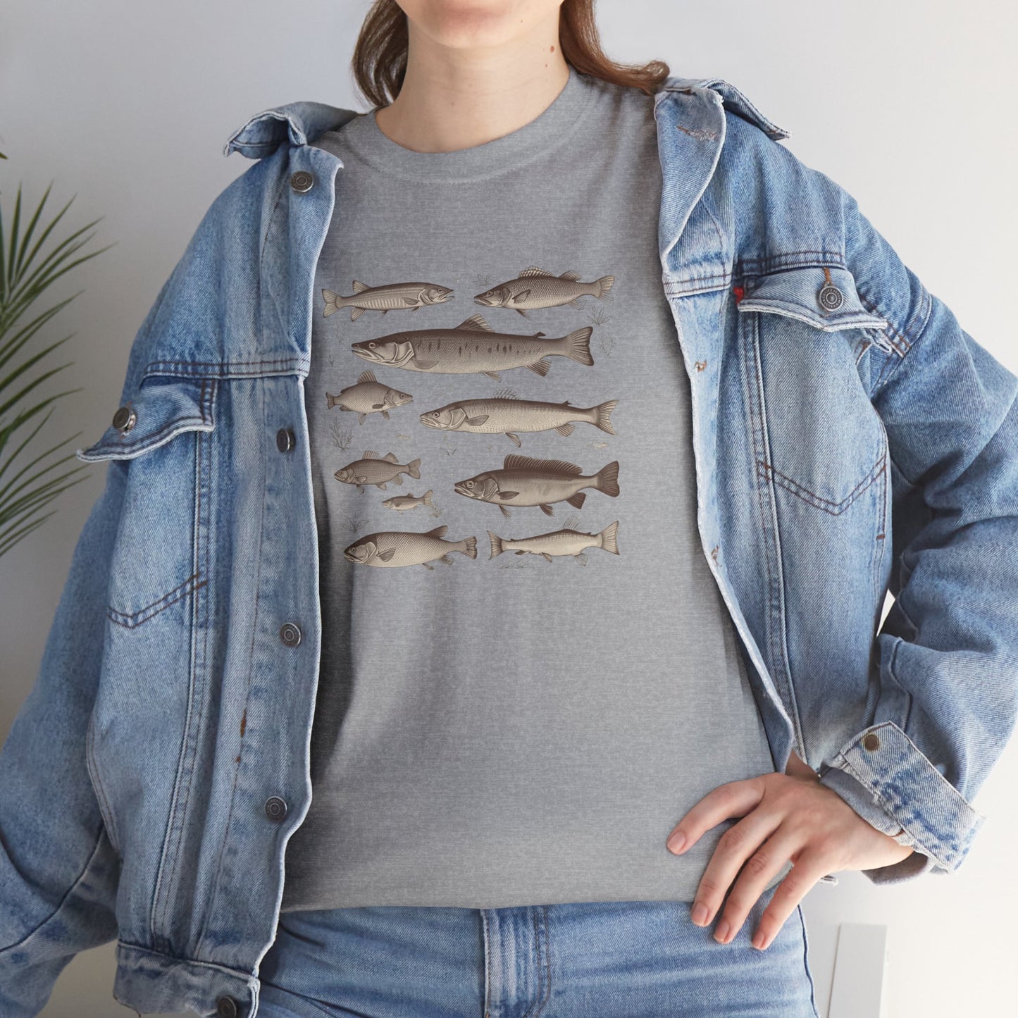 Fish Species Tee - Vintage Marine Fish Illustration T-Shirt