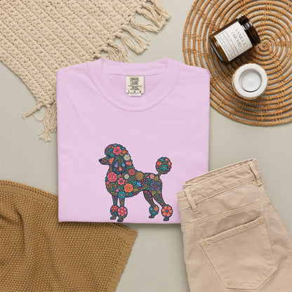 Poodle Floral Tee | Poodle Mom Shirt | Funny Dog Graphic Tee