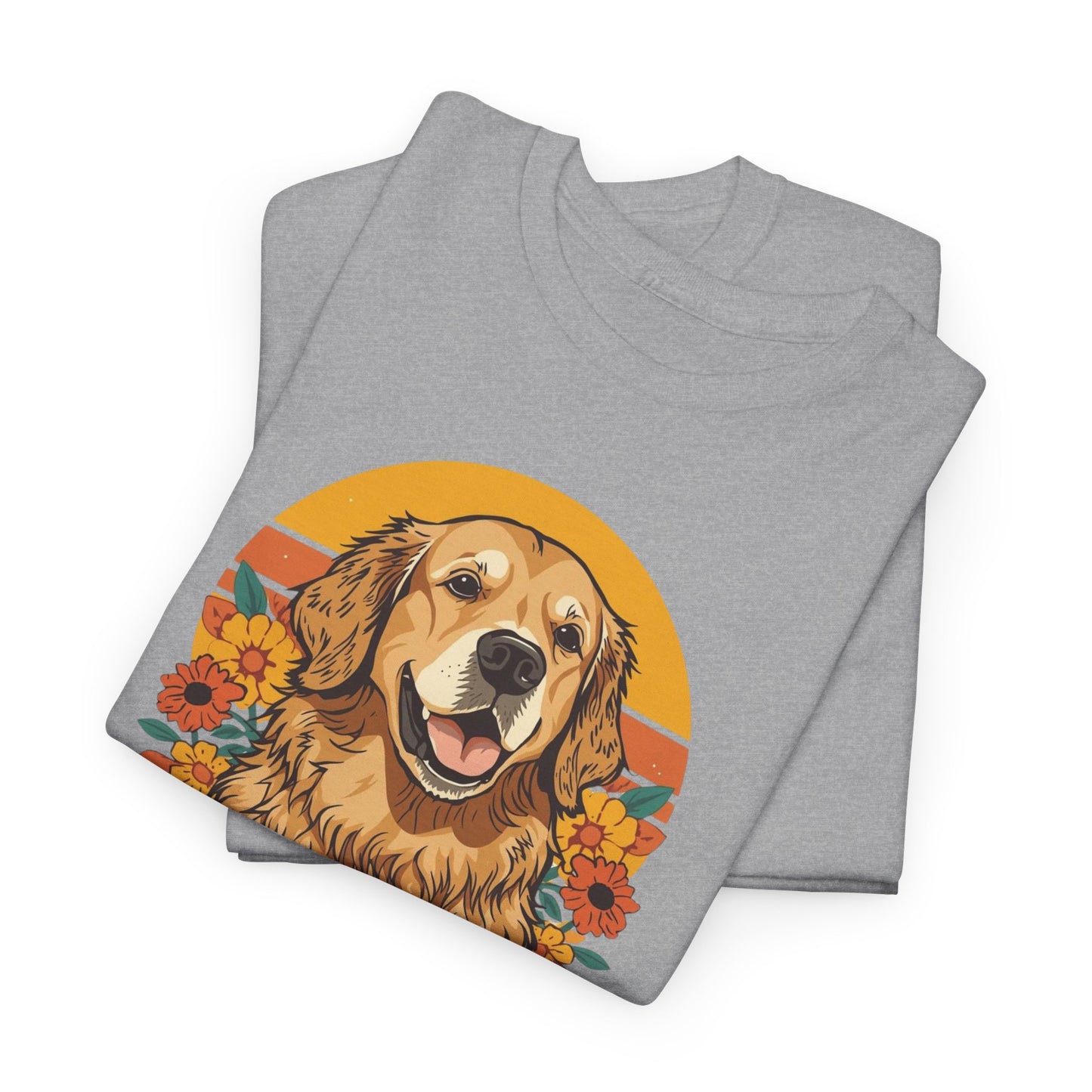 Golden Retriever Vibes T-Shirt - For the Dog Lover Who Wears Their Heart on Their Sleeve