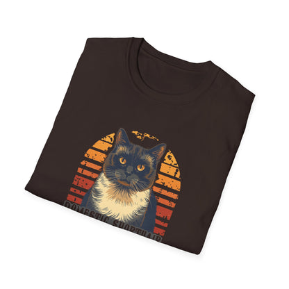 Domestic Shorthair Vibes T-Shirt — Retro Cat Lover Tee