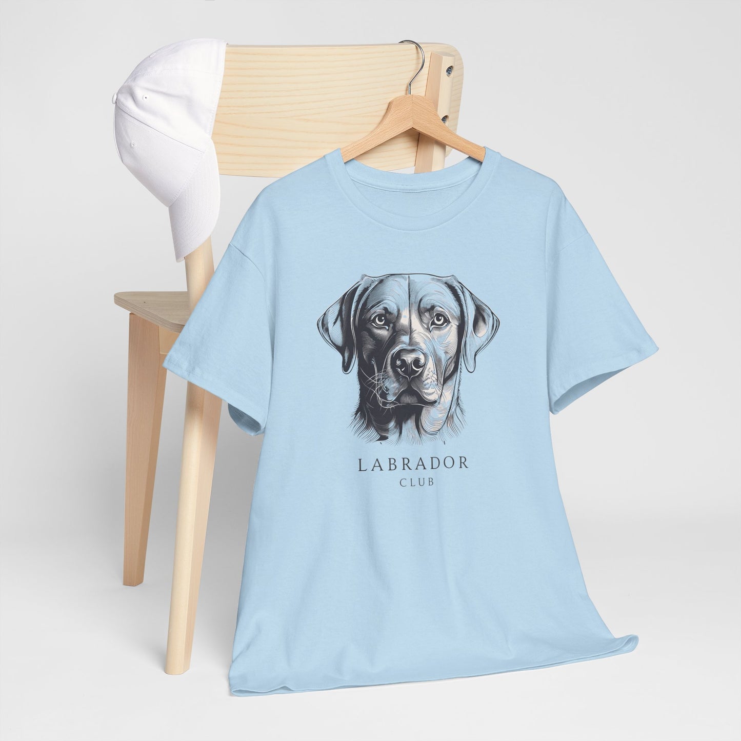Labrador Portrait T-Shirt — Realistic Dog Illustration Tee