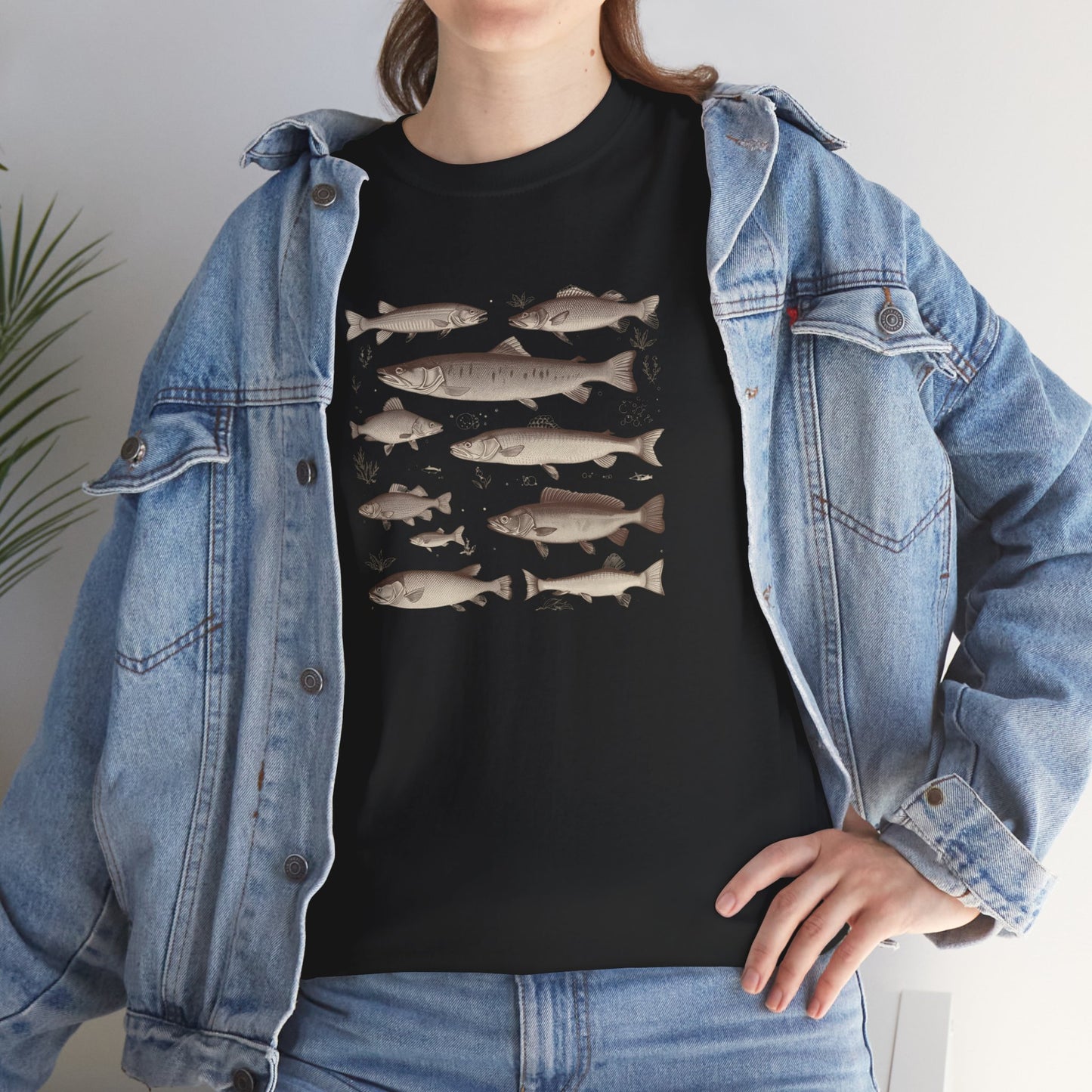 Fish Species Tee - Vintage Marine Fish Illustration T-Shirt