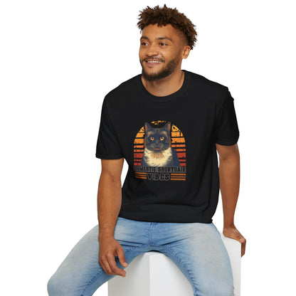 Domestic Shorthair Vibes T-Shirt — Retro Cat Lover Tee