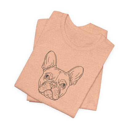 French Bulldog Tee - 'French Bulldog Club' Minimalist Dog Lover Shirt